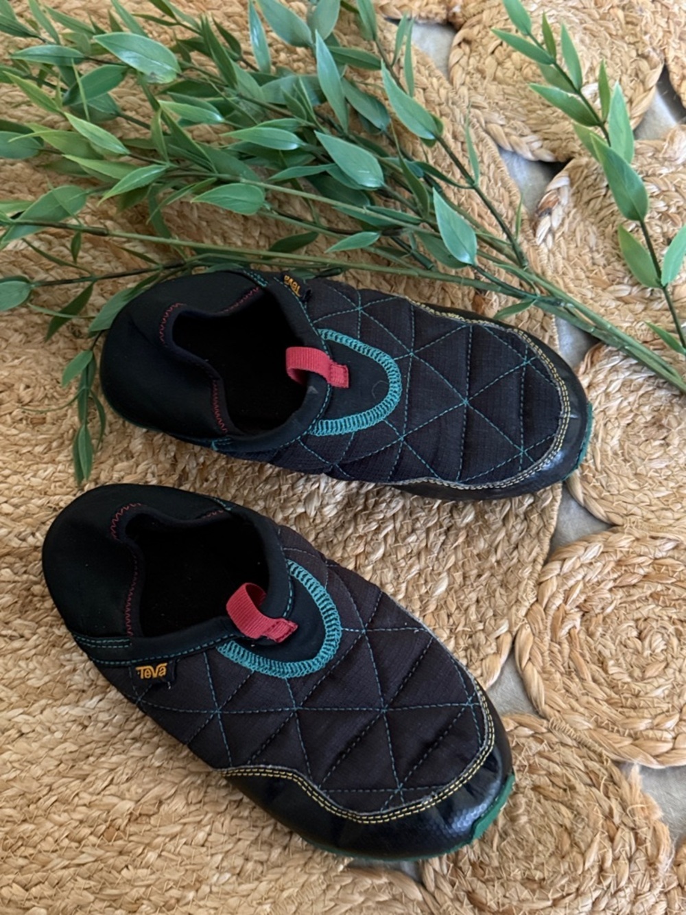 TEVA ReEMBER Slip On Shoes. Size 4 Big Boy